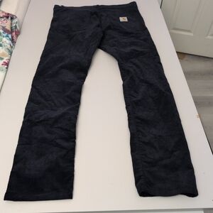 Carhartt Men's Black Corduroy Rebel Pants